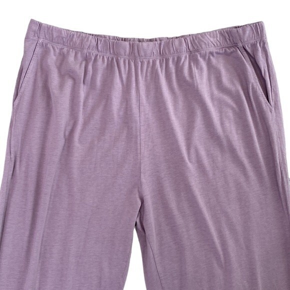 Mate the Label Lavender Tencel Organic Cotton Sleep Pant Pockets High Rise Soft - Picture 4 of 16